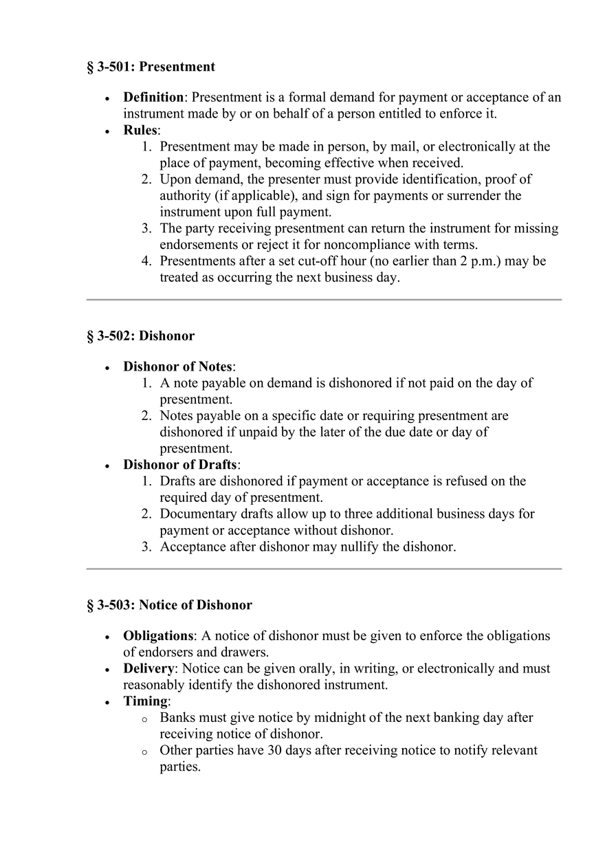 Part 11- Appendix B: Uniform Commercial Code, Note 18 - Page 1
