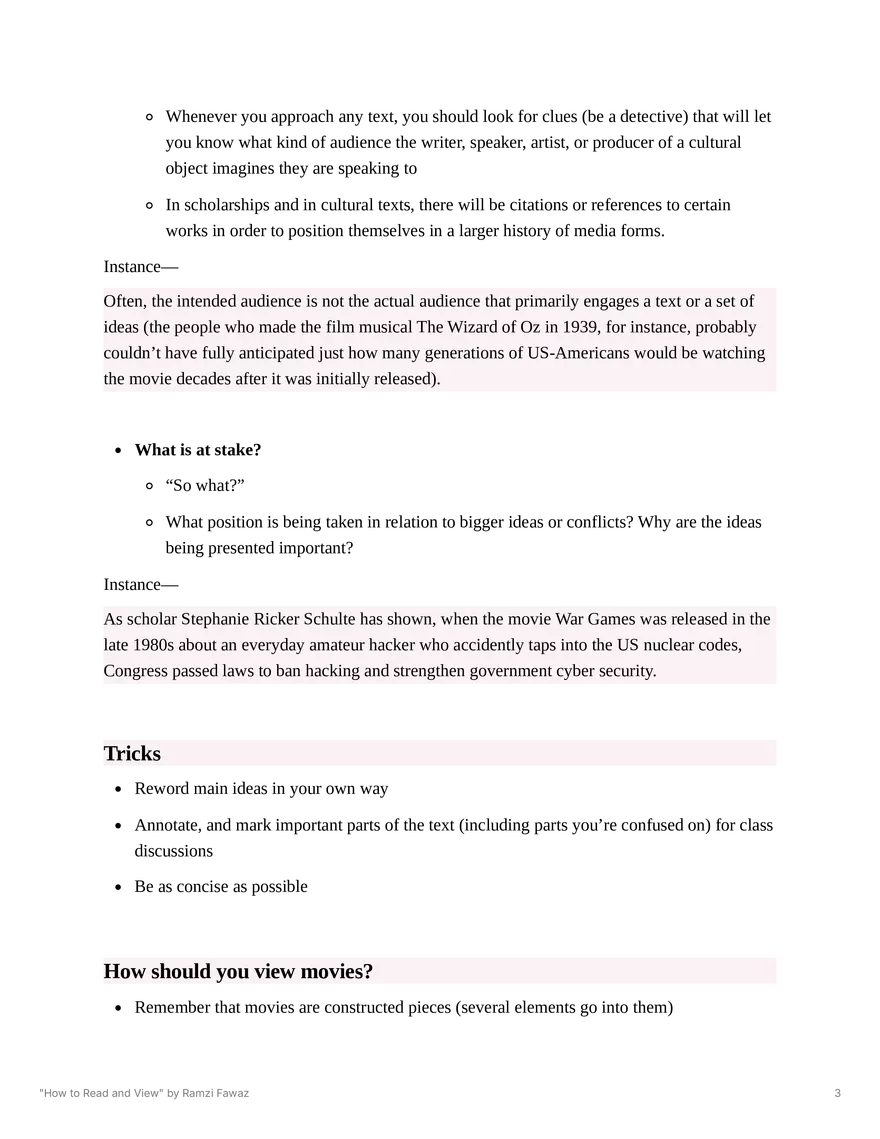 How to Read and View by Ramzi Fawaz - Page 3