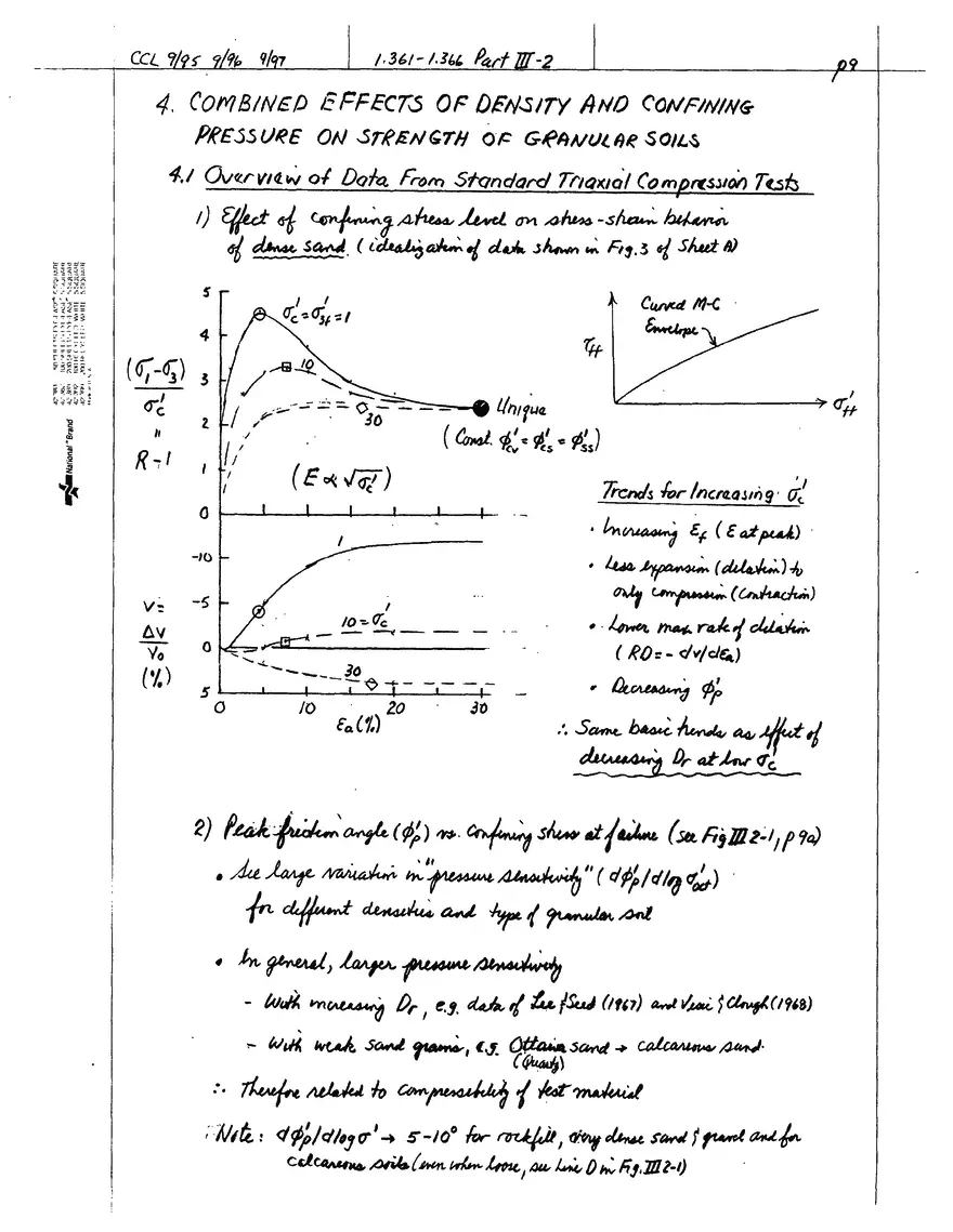 Stress-Strain-Strength Behavior of Cohesionless Soils - Page 37