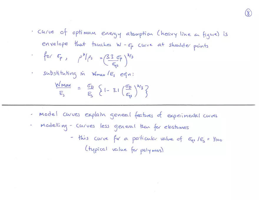 Lecture 16, Energy Absorption Notes, 3.054 - Page 8