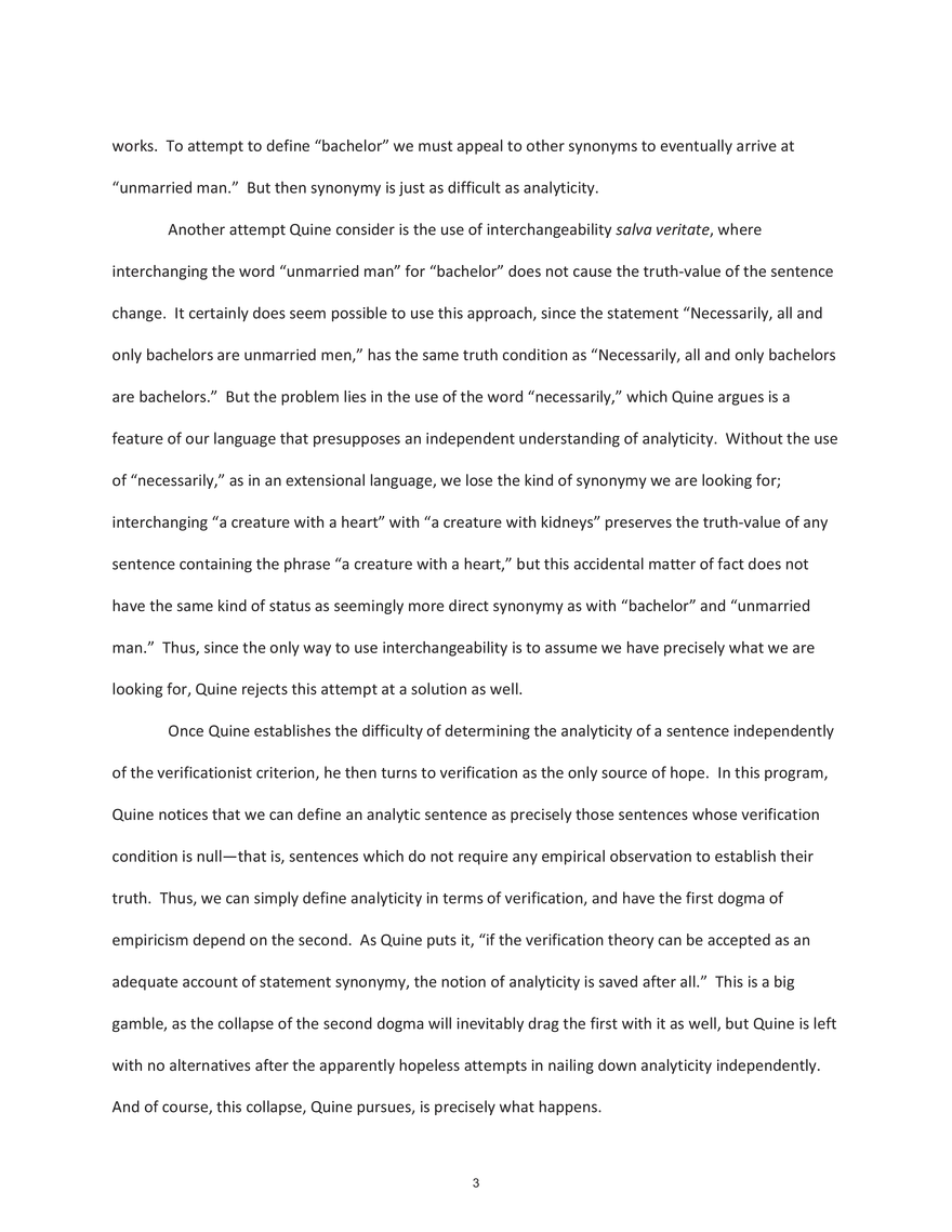 Analyticity, Reductionism, and Semantic Holism - Page 3