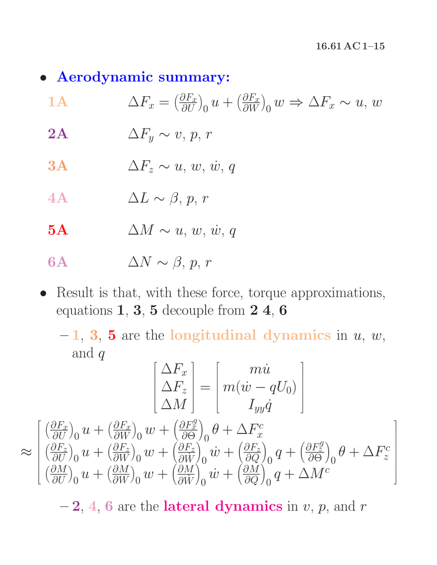 Aircraft Dynamics - Page 7