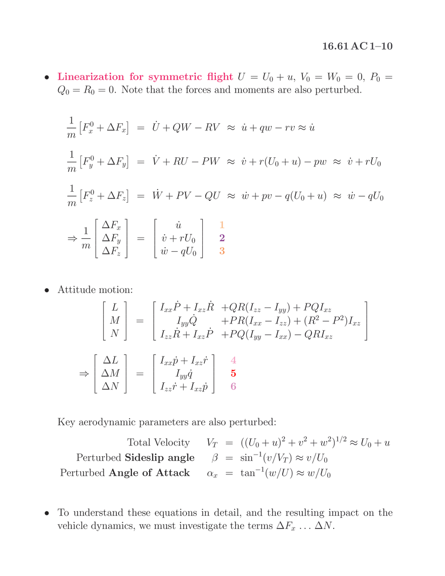 Aircraft Dynamics - Page 16