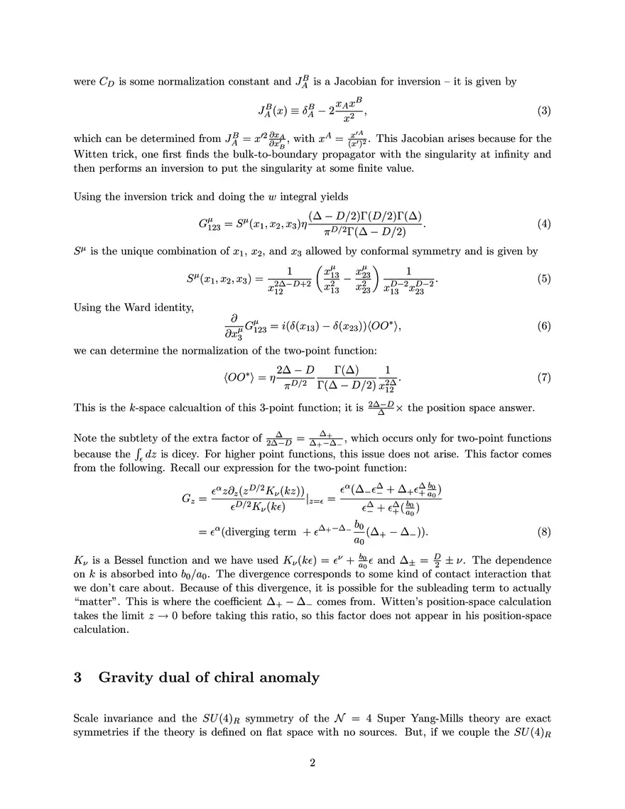 Lecture 17: More on 3-Point Functions, the Chiral Anomaly, and Wilson Loops - Page 2