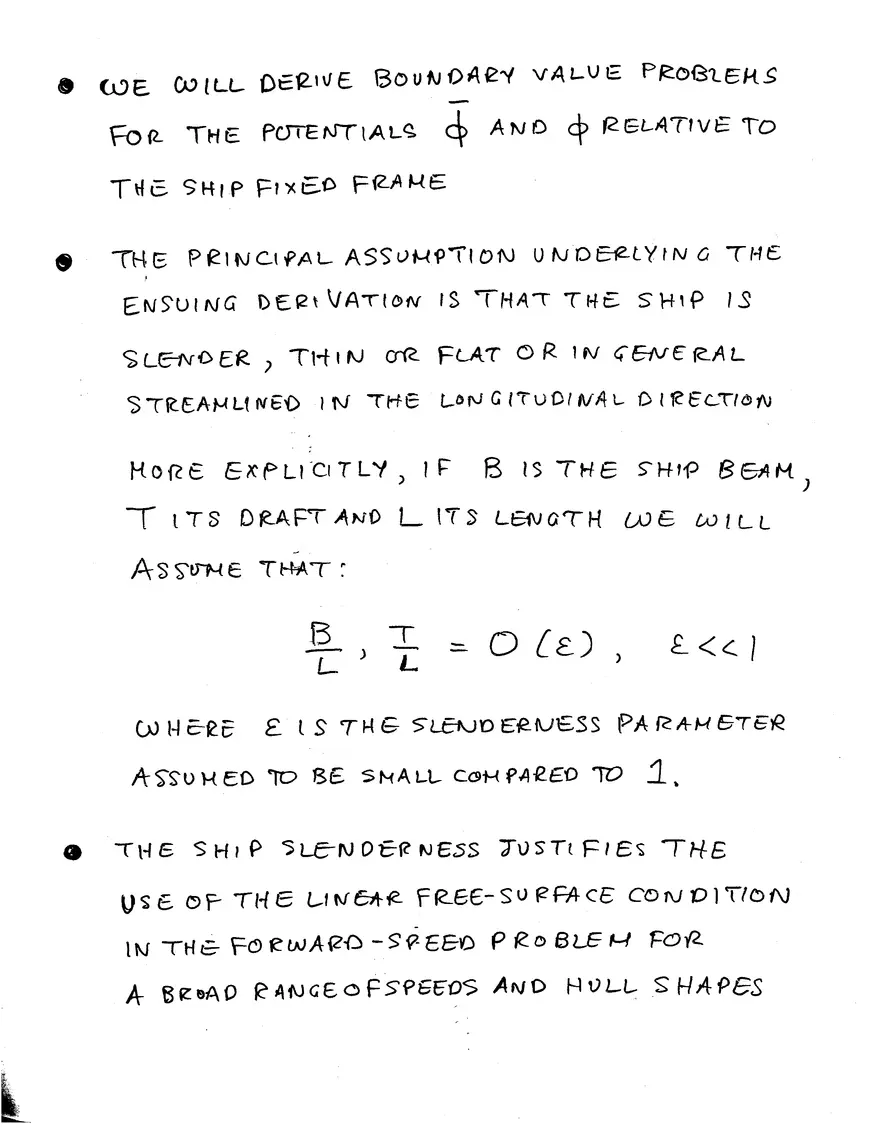 Lecture 13 Notes: Forward-Speed Ship Wave Flows - Page 7
