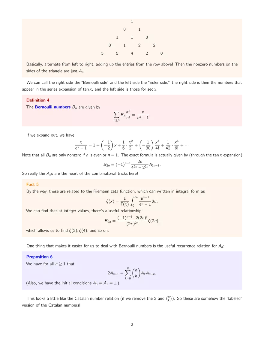 18.212 Algebraic Combinatorics, Lecture 34: Pascal Triangle and More - Page 2
