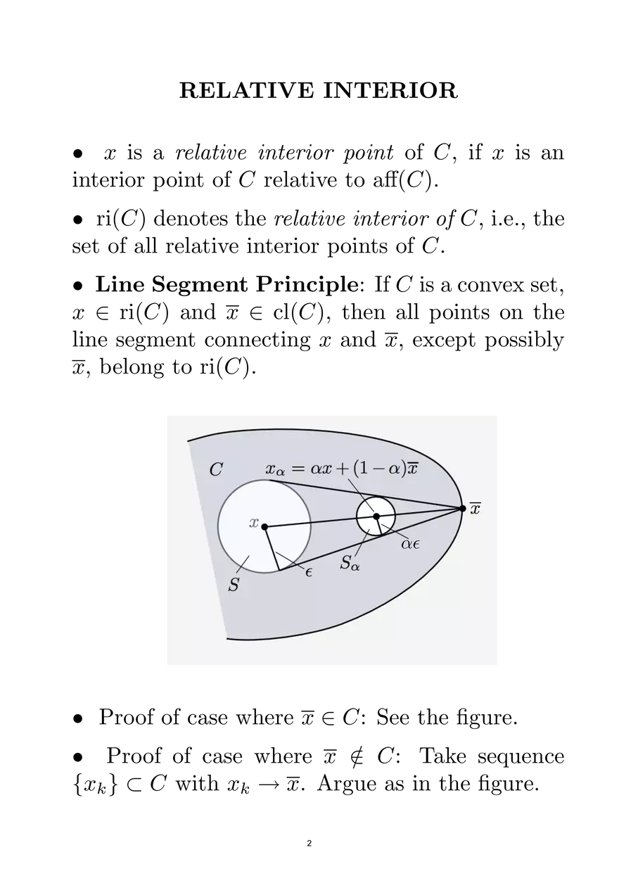 6.253 Convex Analysis and Optimization, Lecture 4 - Page 2