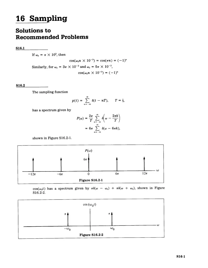 Problem Set Solution 16: Sampling - Page 1