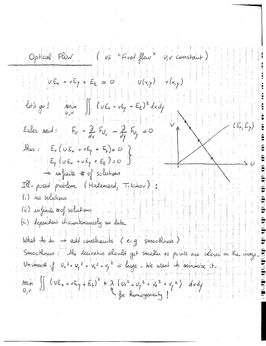 Lecture 15 Notes: Optical Flow - Page 1