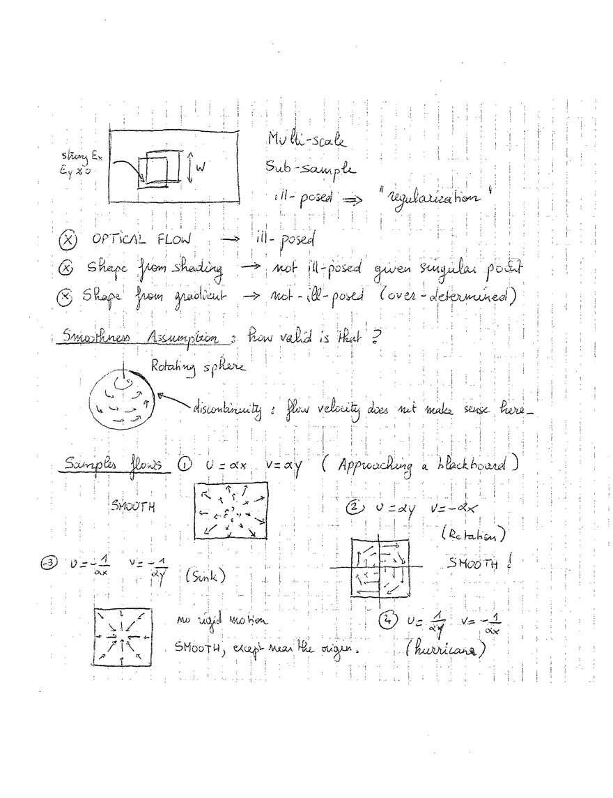 Lecture 15 Notes: Optical Flow - Page 3