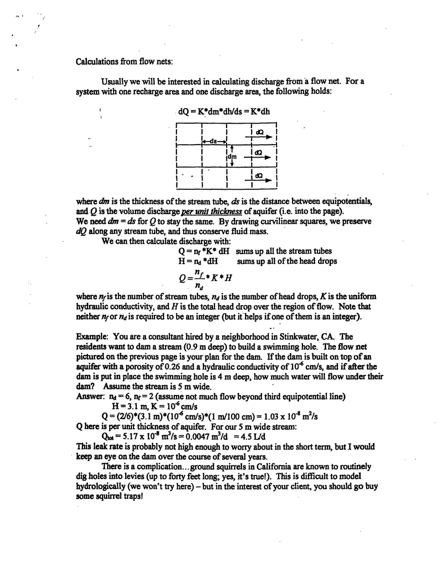 Supplement on Flow Nets - Page 3