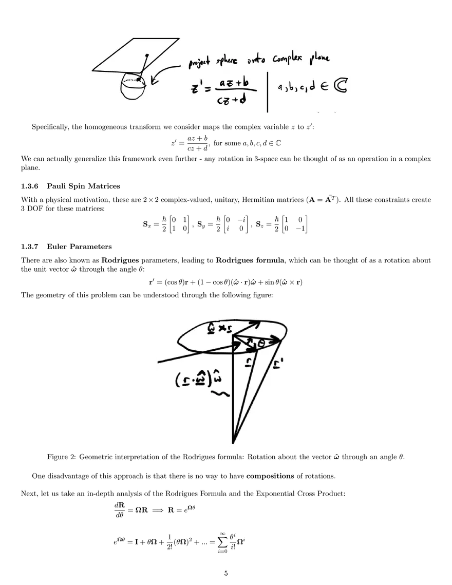 Lecture 18 Notes: Rotation and How to Represent It, Unit Quaternions, the Space of Rotations - Page 9