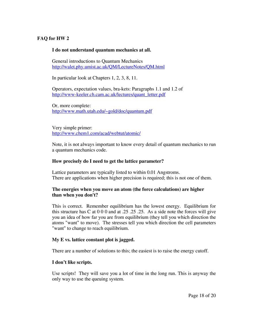 Lab 2: Quantum-Espresso - a First-Principles Code - Page 10