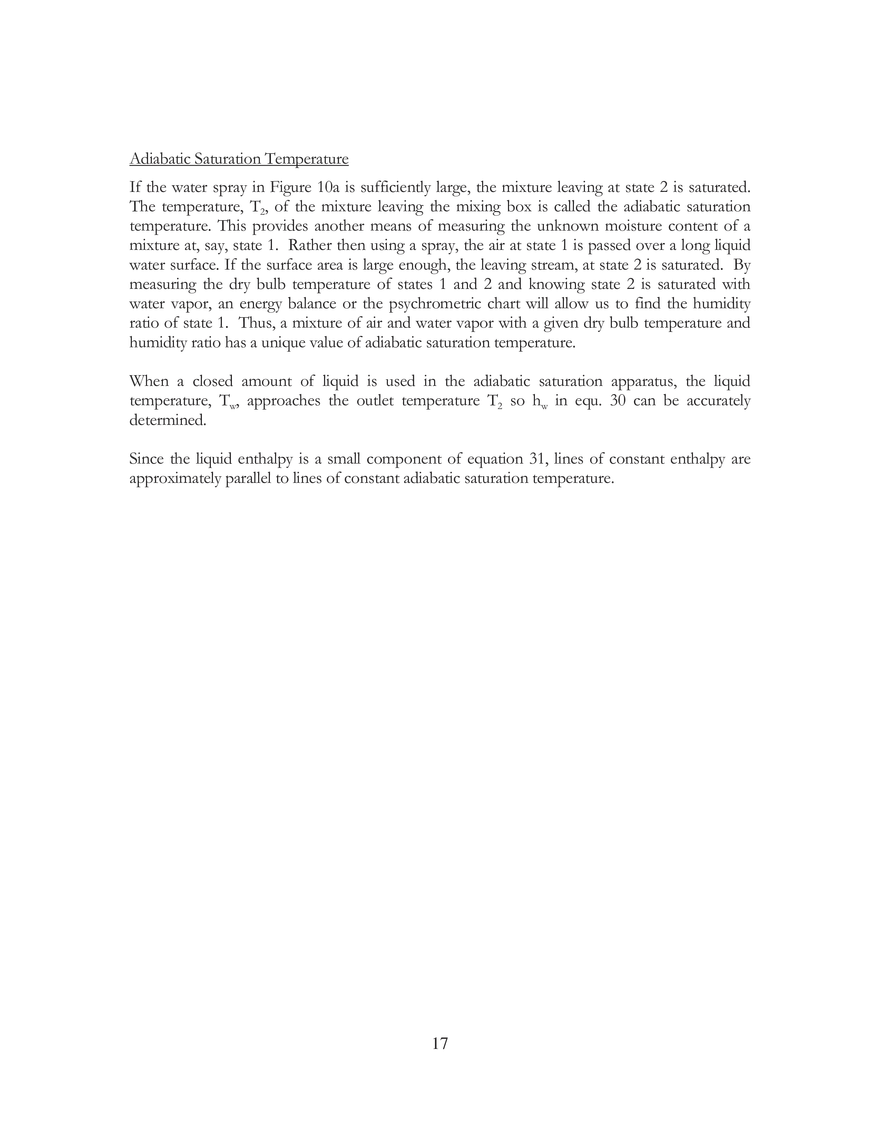 Air Water Vapor Mixtures: Psychrometrics - Page 9
