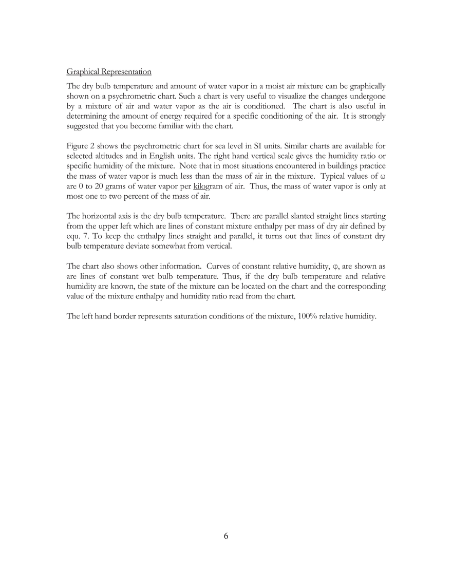 Air Water Vapor Mixtures: Psychrometrics - Page 13