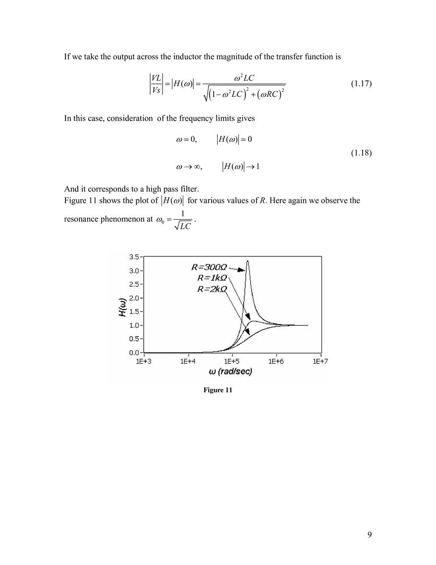 Frequency Response; Filters - Page 10