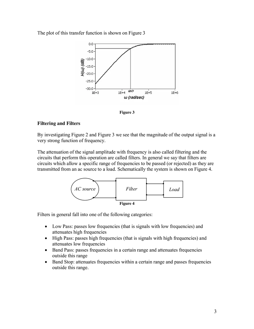 Frequency Response; Filters - Page 4