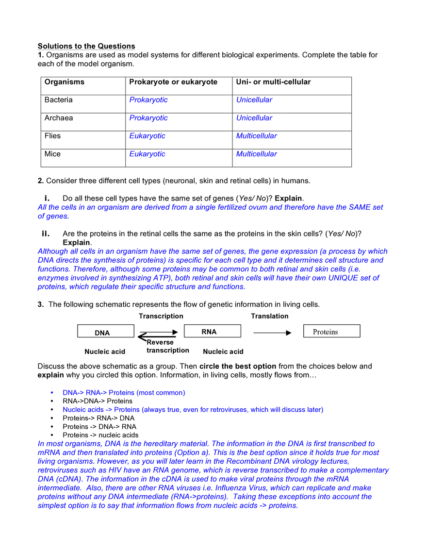 7.016 Introductory Biology: Recitation 1 - Page 3