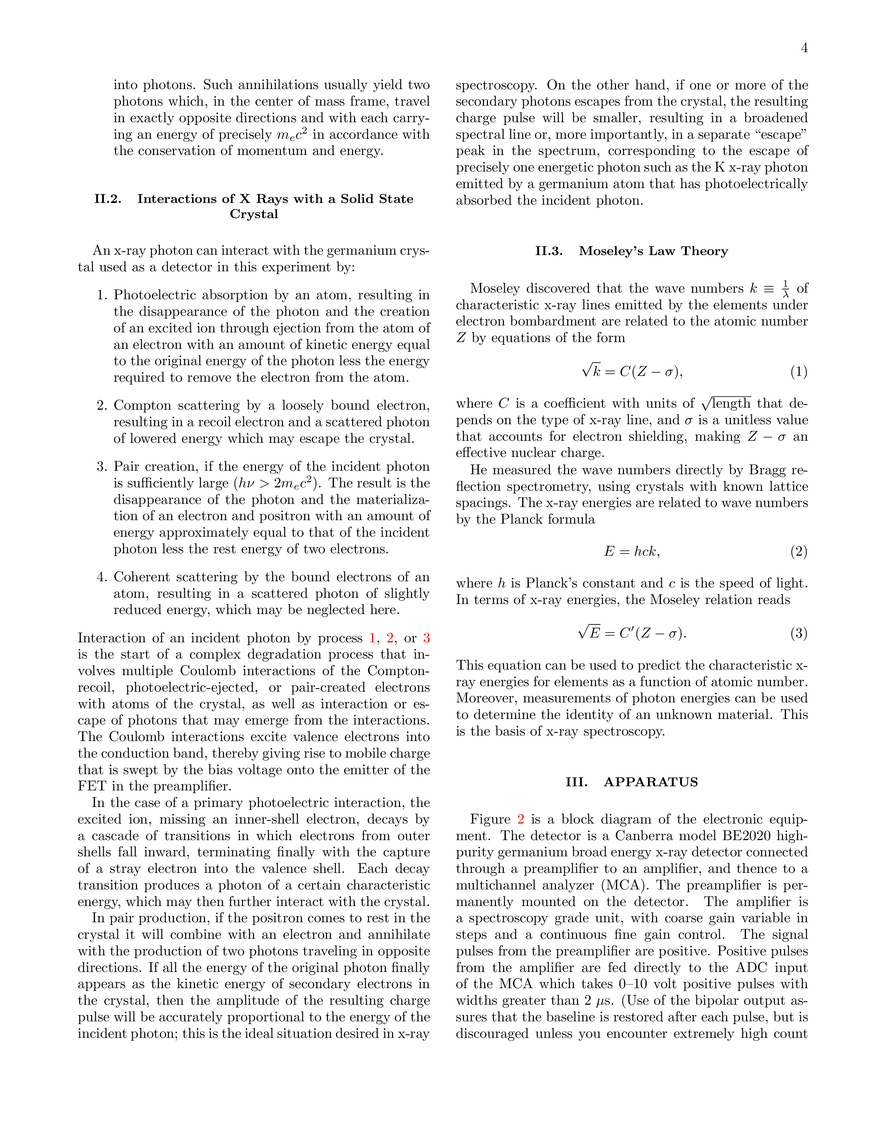 X-Ray Physics (Lab Guide) - Page 4