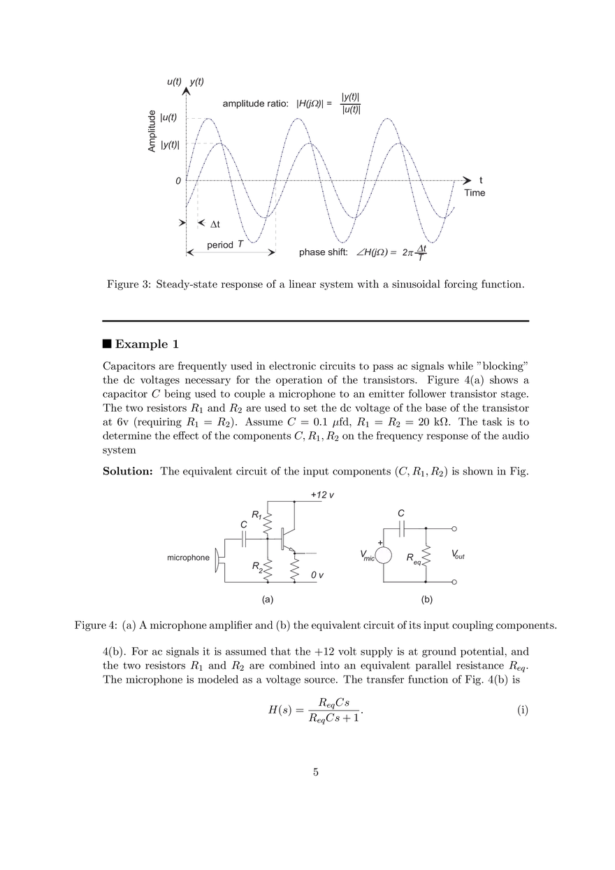 Sinusoidal Frequency Response of Linear Systems - Page 24