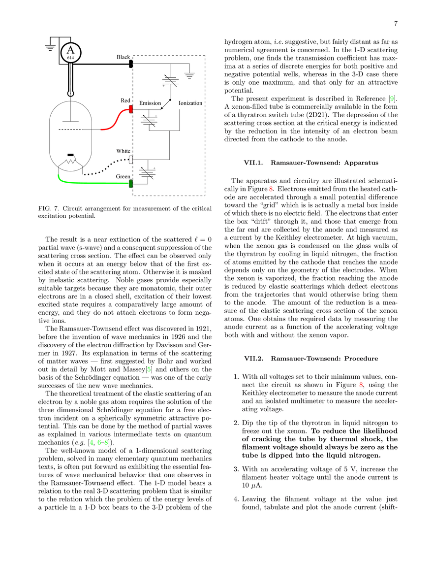 The Franck-Hertz Experiment (Lab Guide) - Page 7