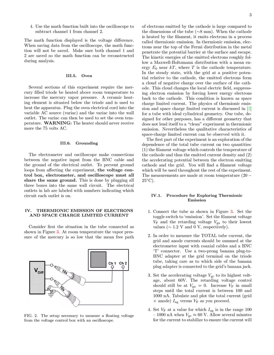 The Franck-Hertz Experiment (Lab Guide) - Page 3