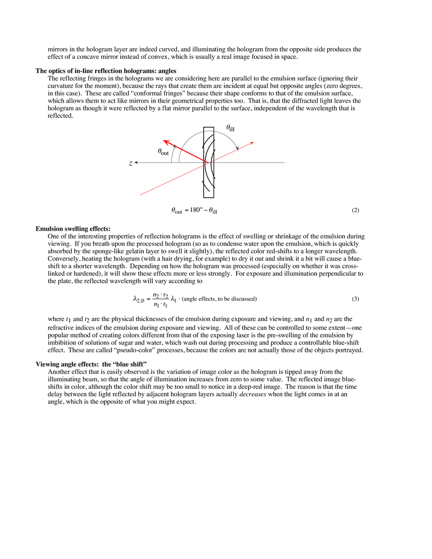 In-Line "Denisyuk" Reflection Holograms - Page 3