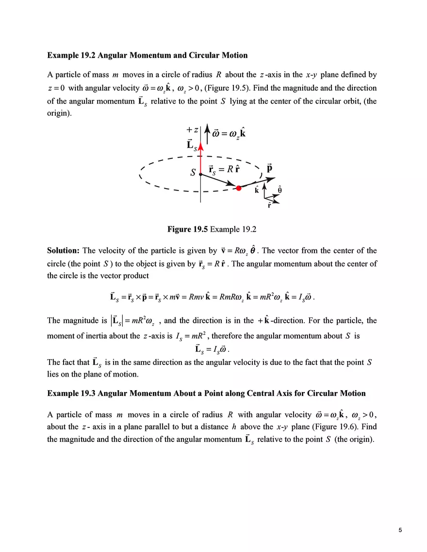 8.01SC Classical Mechanics: Chapters 19.1-19.2 - Page 5