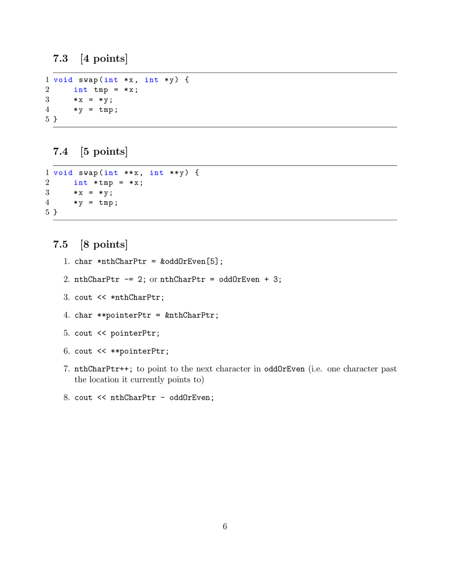 6.096 Introduction to C++, Assignment #2 Solutions - Page 6