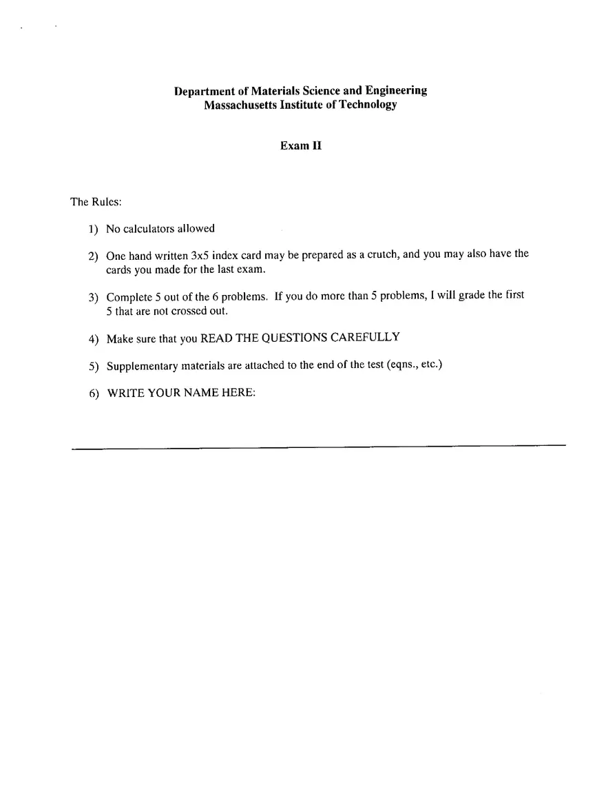 3.40J Exam #2 Solution - Page 1