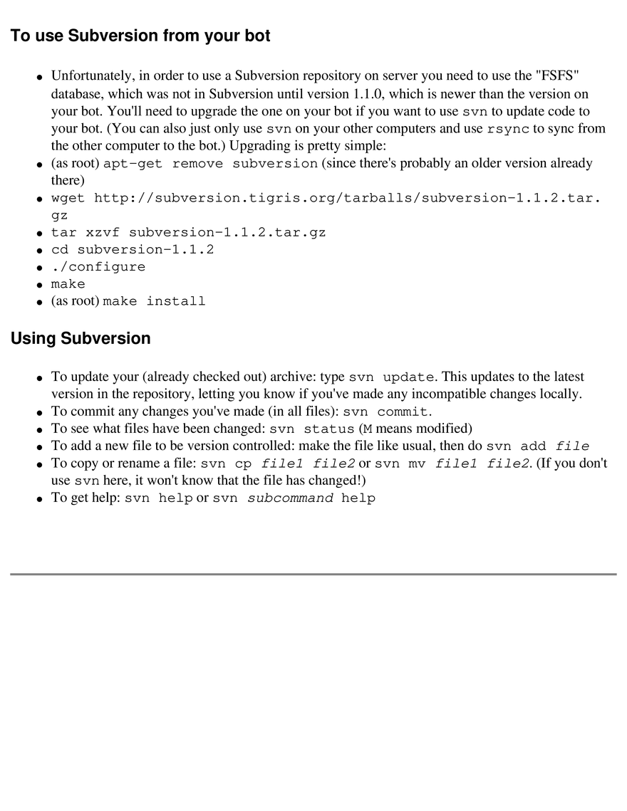 Subversion: A Tool Similar to CVS - Page 2