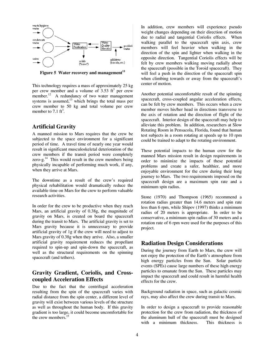 Design of an Artificial Gravity Mars Mission - Page 19