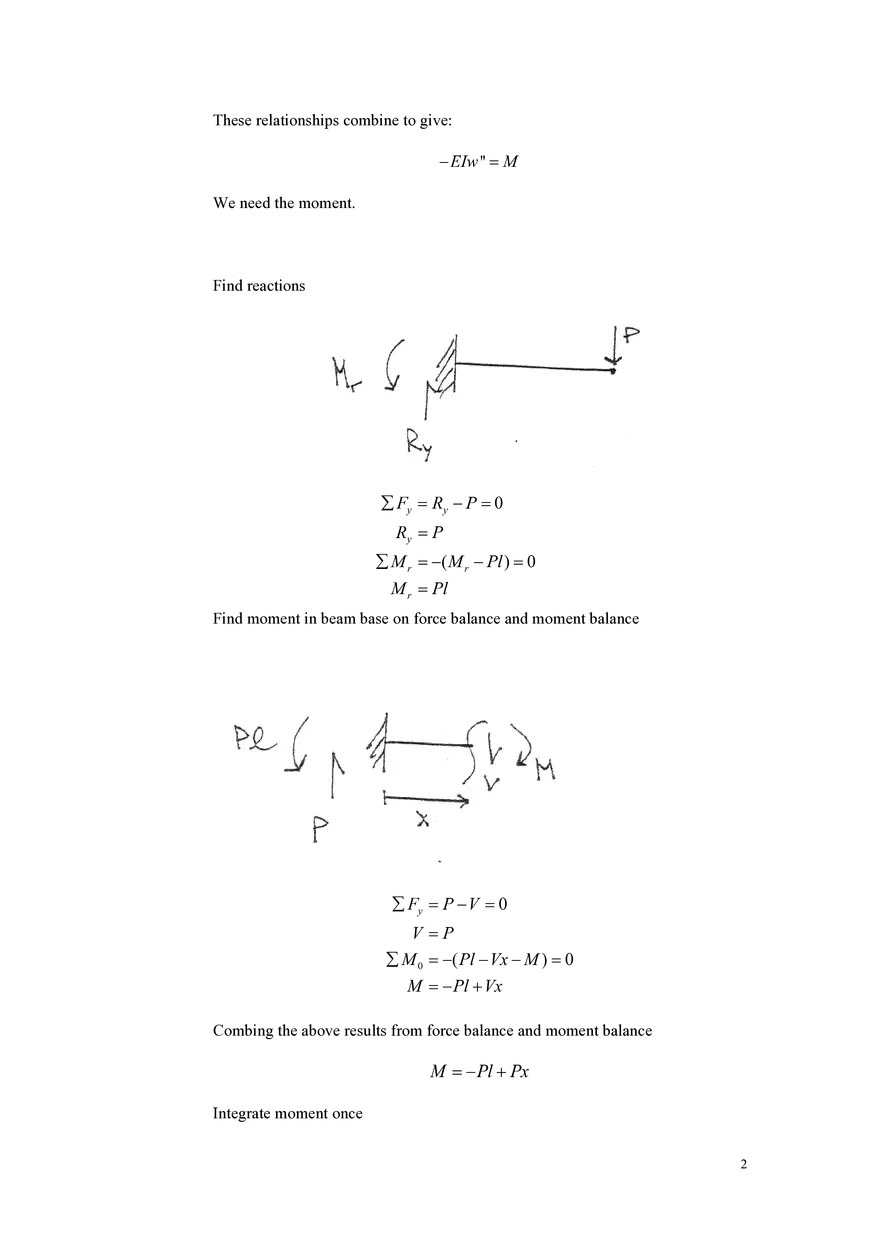 2.080J Structural Mechanics: Solutions to Problem Set 7 - Page 2