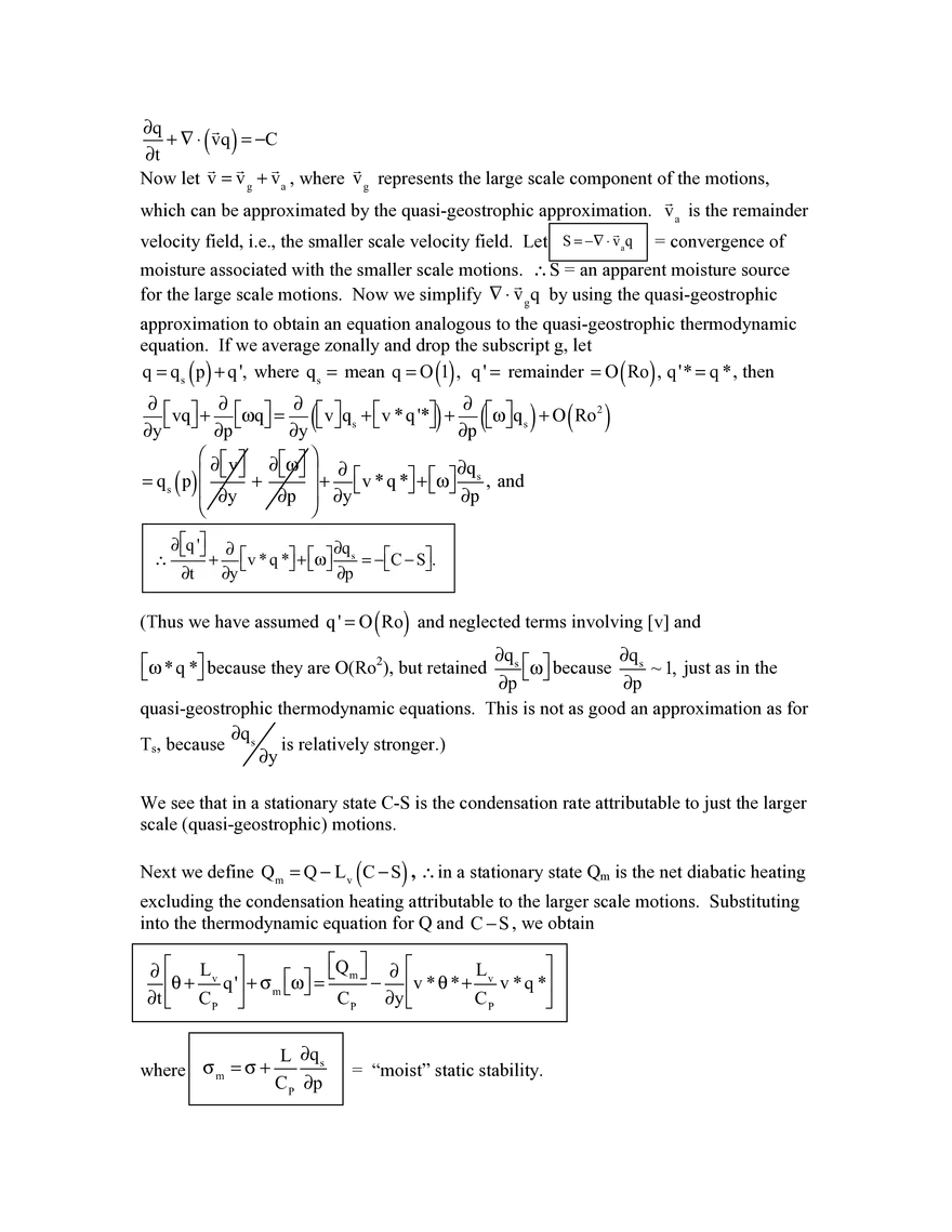 Forcing of Zonal Mean Circulations - Page 11