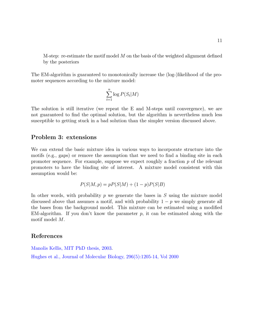 Finding Regulatory Sequences in DNA: Motif Discovery - Page 3