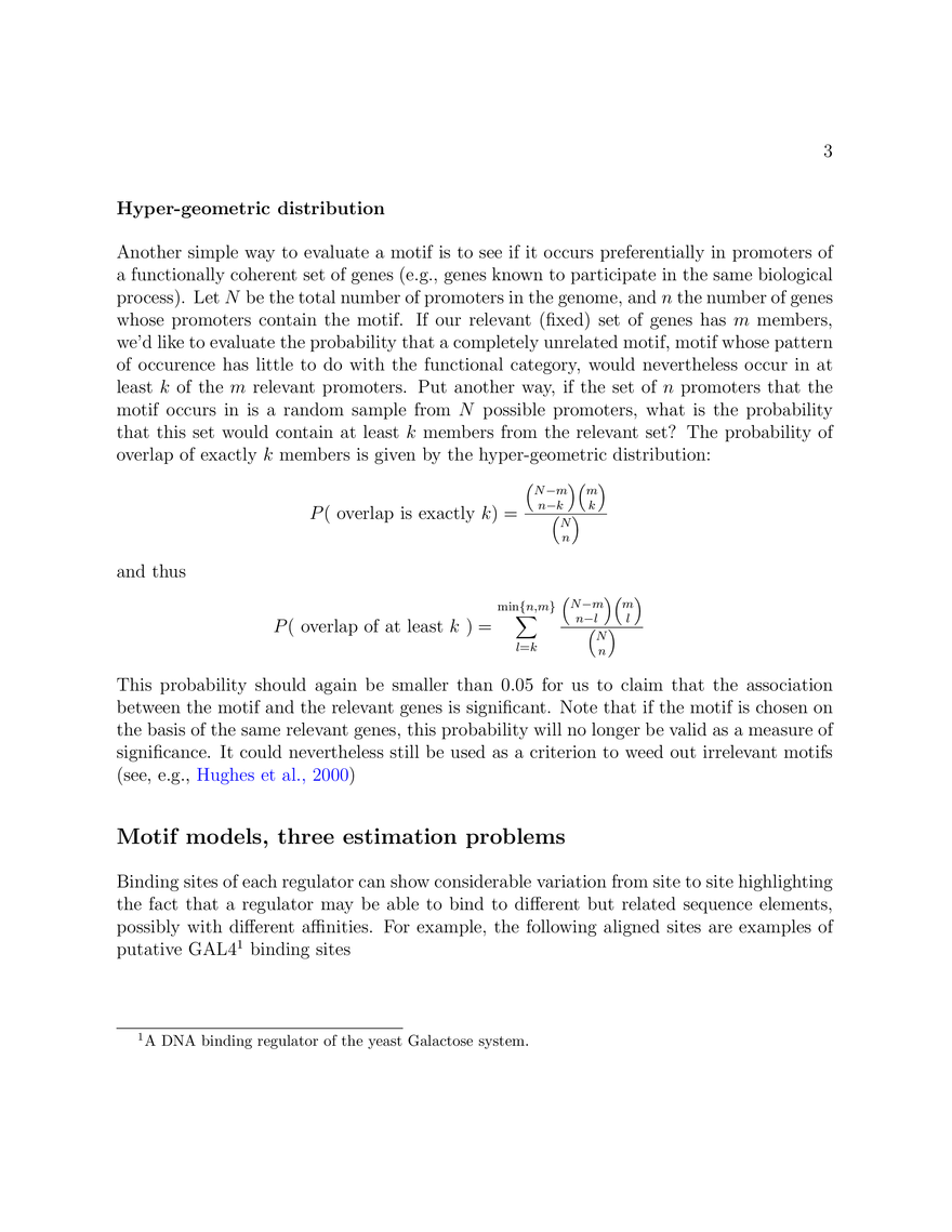 Finding Regulatory Sequences in DNA: Motif Discovery - Page 4
