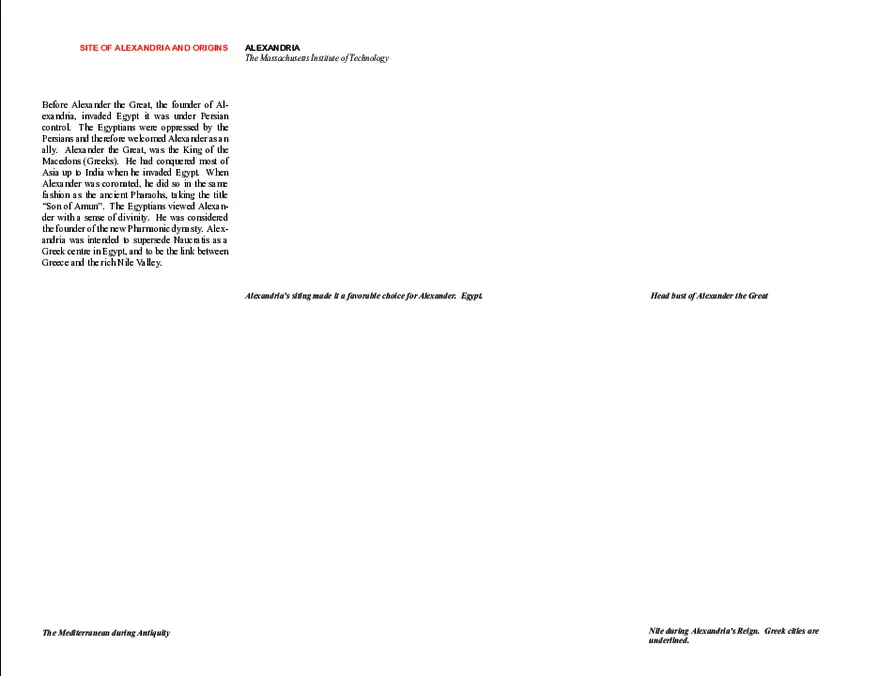 ALEXANDRIA: Historical Analysis - Page 2