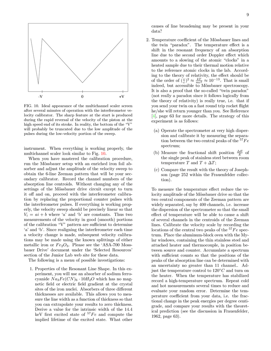 Mössbauer Spectroscopy (Lab Guide) - Page 11