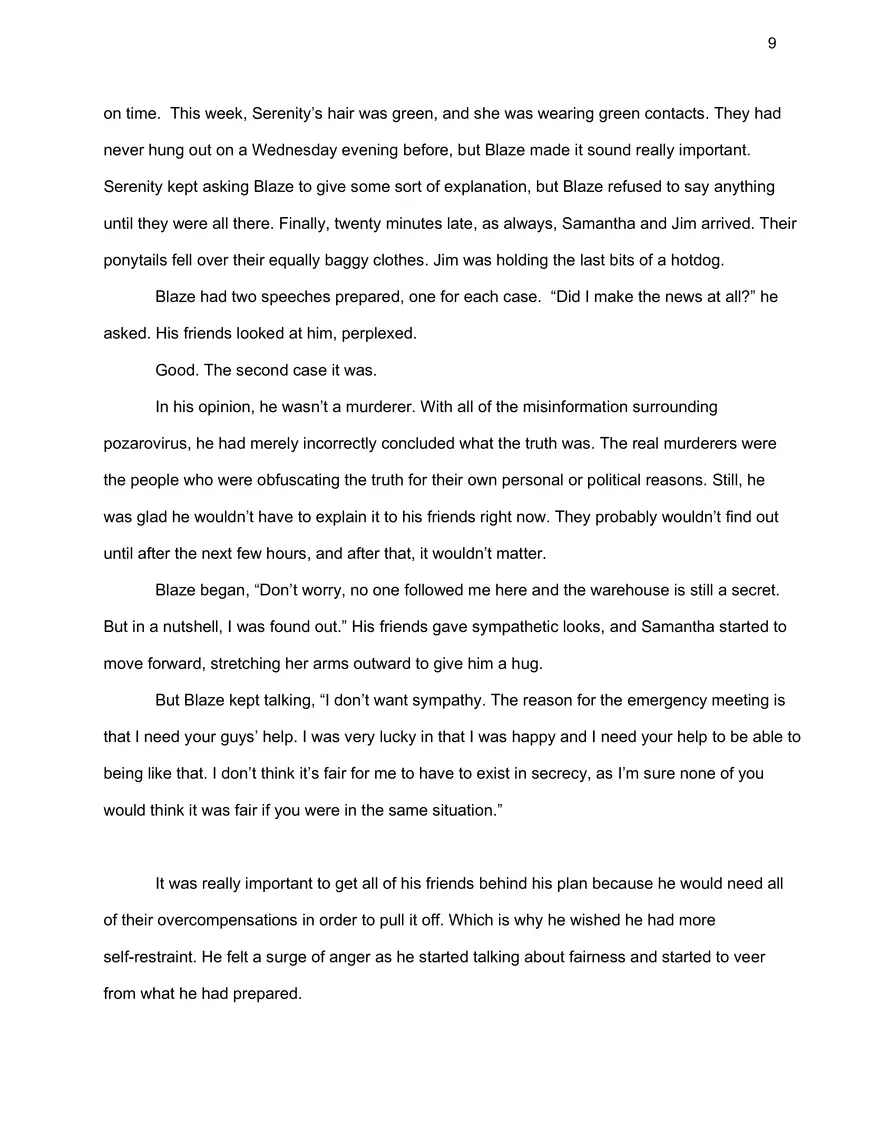 How to Start a Zombie Apocalypse: Chapter 1, Draft 2 - Page 10