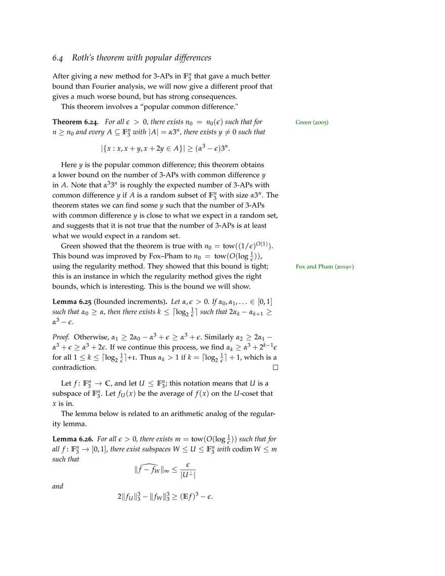 Roth’s Theorem - Page 9