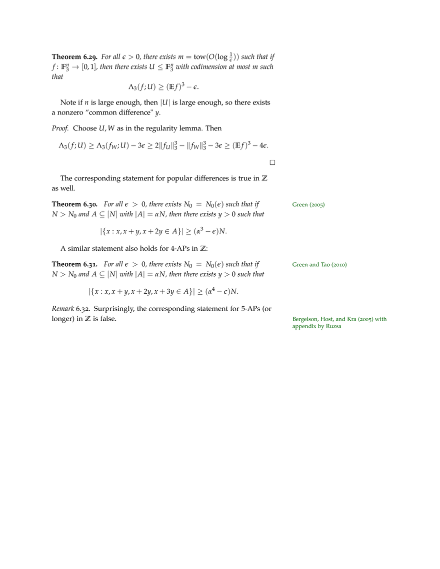 Roth’s Theorem - Page 11