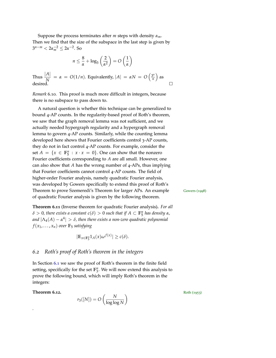 Roth’s Theorem - Page 15