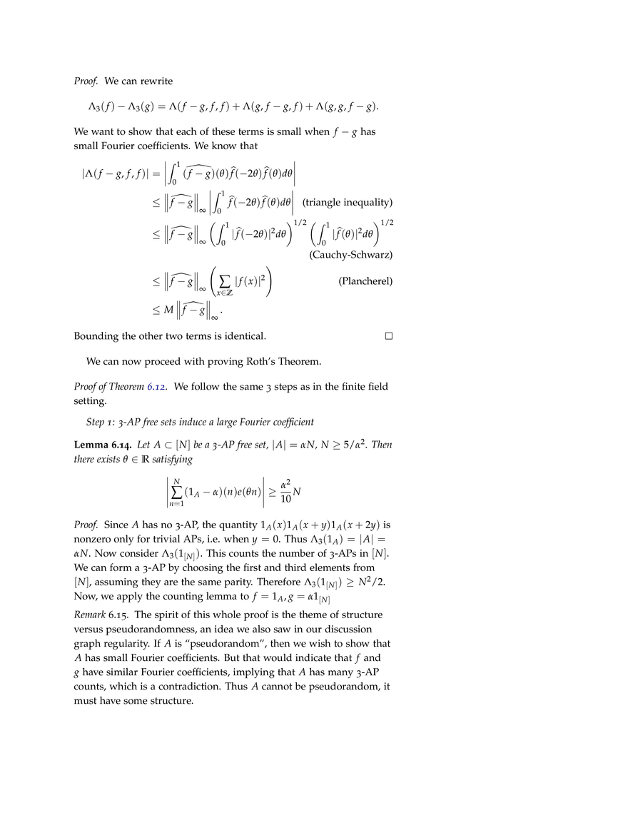 Roth’s Theorem - Page 17