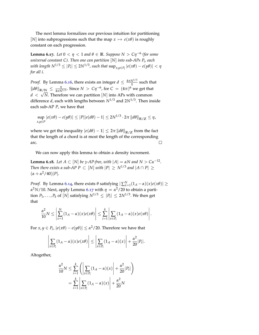 Roth’s Theorem - Page 19