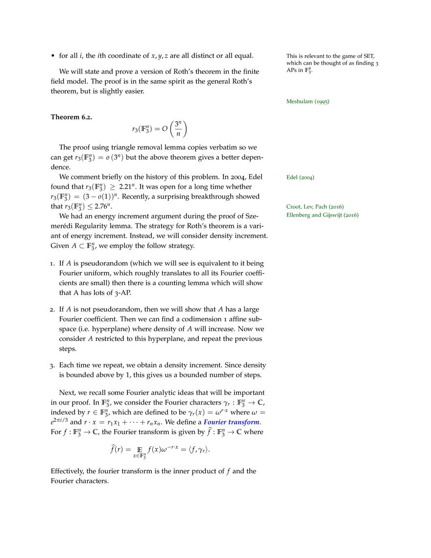 Roth’s Theorem - Page 2