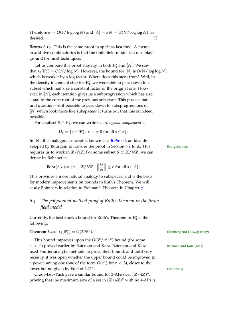 Roth’s Theorem - Page 4