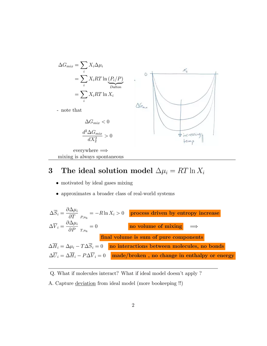 Lecture 17: Solution Models - Ideal, Dilute, and Regular - Page 3