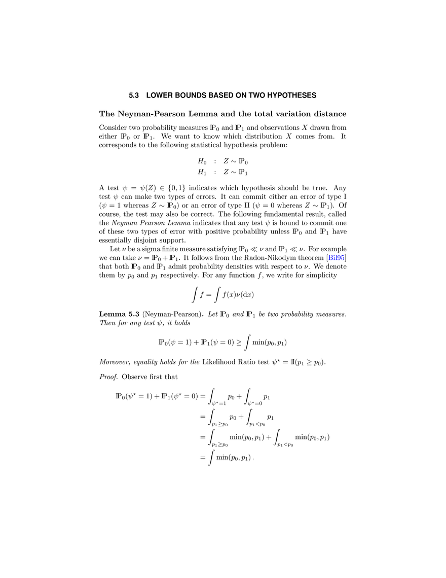 Minimax Lower Bounds - Page 14
