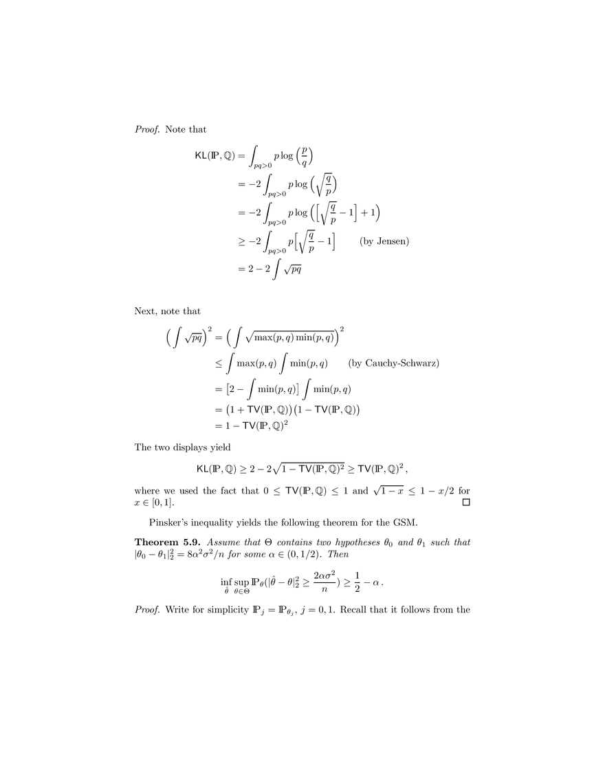 Minimax Lower Bounds - Page 18