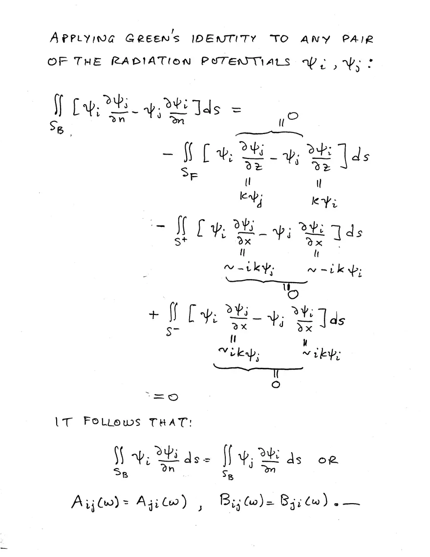 Lecture 10 Notes: Added-Mass, Damping Coefficients and Exciting Forces - Page 7